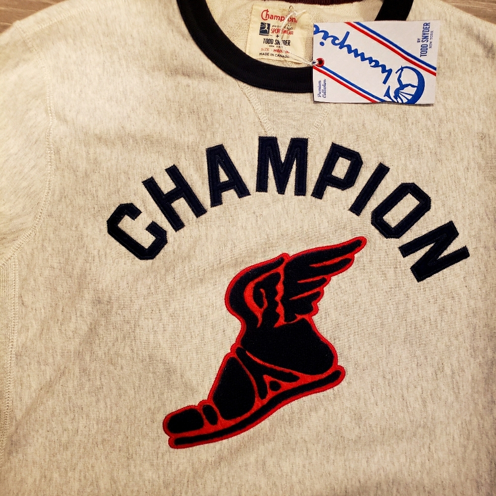 Champion X Todd Synder Winged Feet sweater